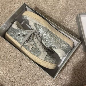 SHEIN silver glitter shoes size 40 (women’s 8.5-9)